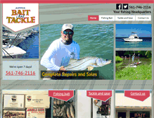 Tablet Screenshot of jupiterbaitandtackle.com